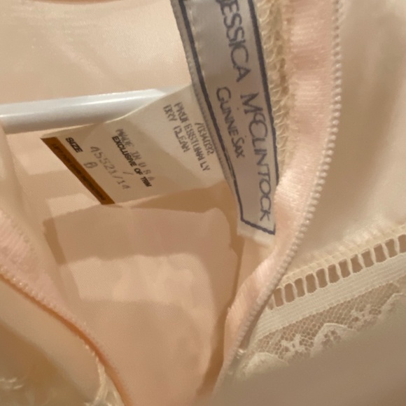 Vintage Jessica McClintock lace party dress size 6 - Picture 7 of 10